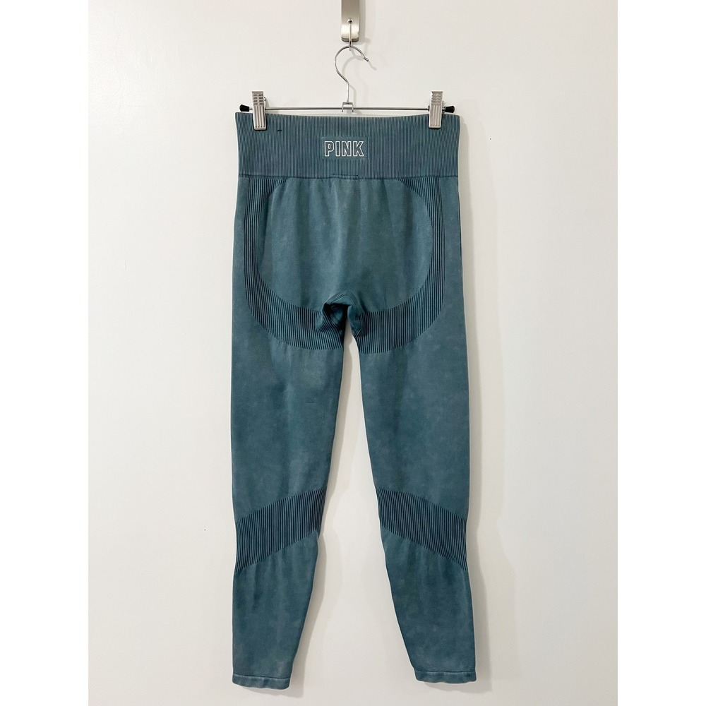 PINK Victoria Secret Seamless High Waist Leggings Activewear Blue S